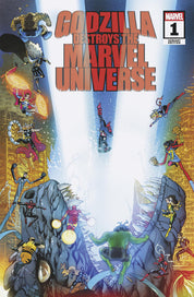 Godzilla Destroys the Marvel Universe #1-2 Set